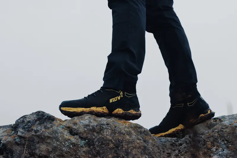 Inov8 Roclite Pro G 400 GTX V2 Men's Hiking Boot in Olive/Black/Yellow-10